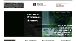 Desktop Screenshot of eternalspringmassage.com